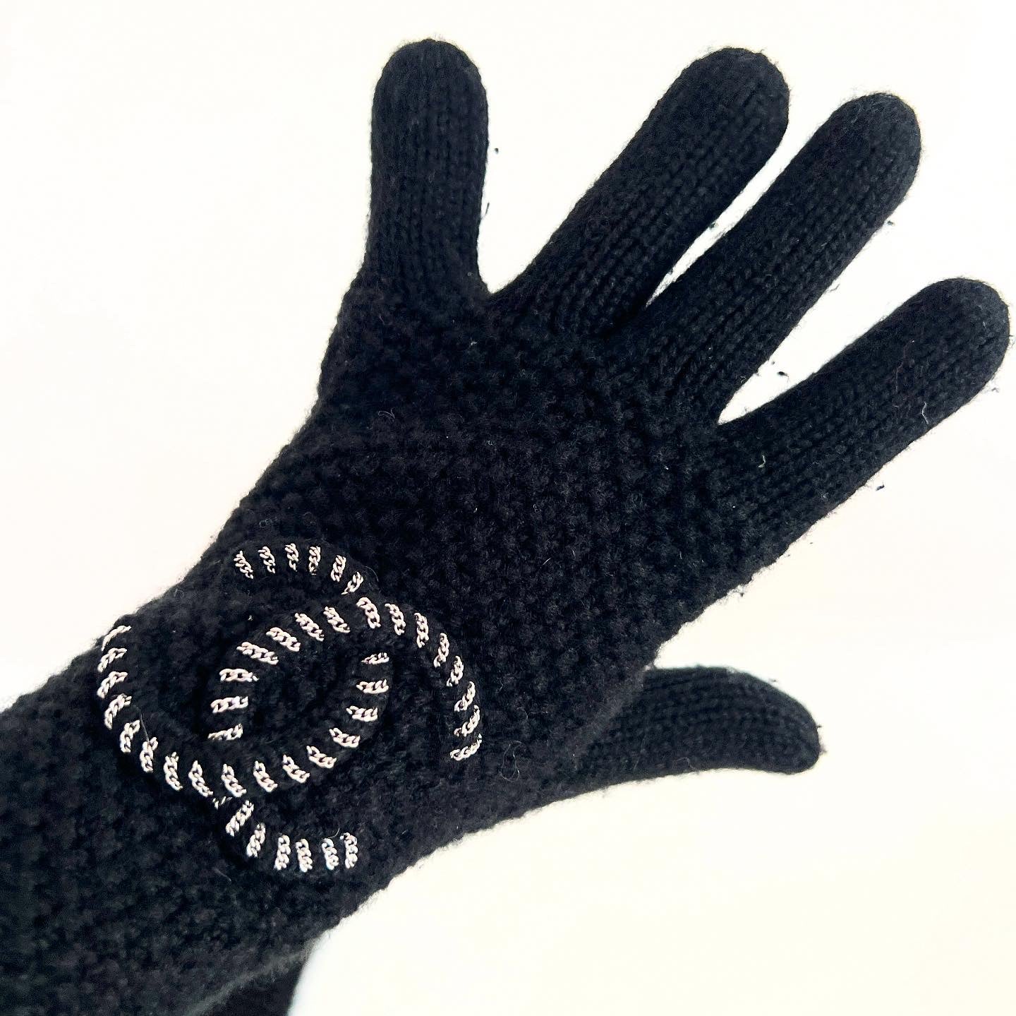 Chanel Cashmere Gloves OS