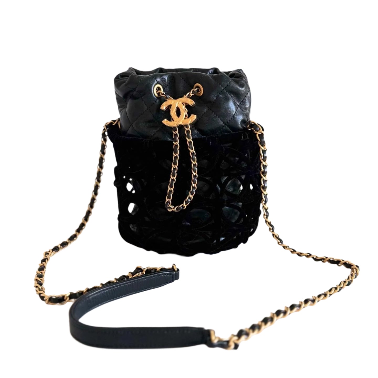 Chanel Velvet Cage Bag