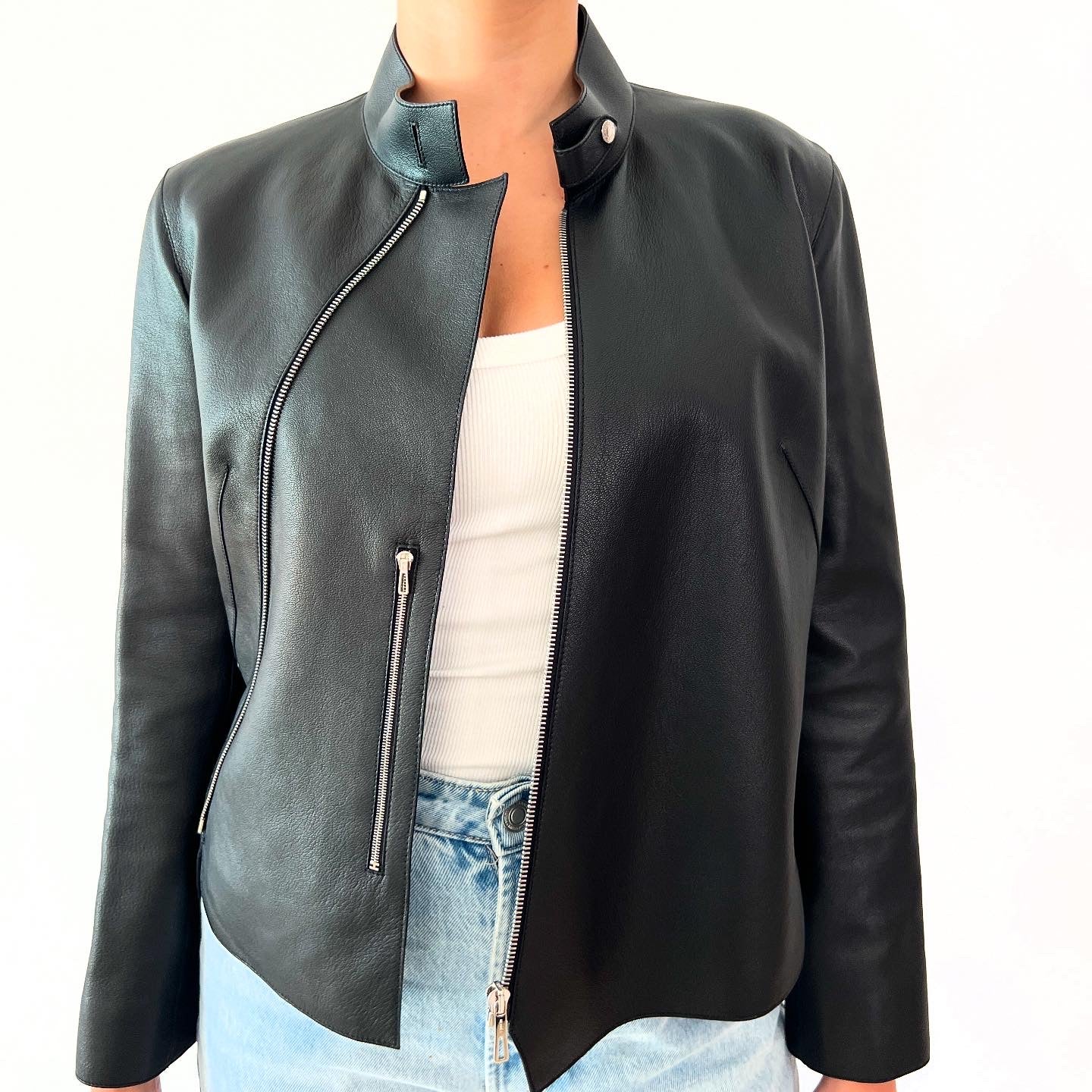 Hermès Leather Jacket Sz 36