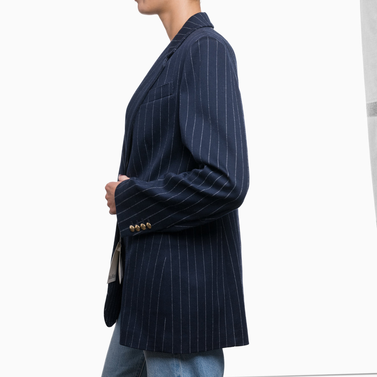 Maxmara Pinstripe Jacket Sz XL