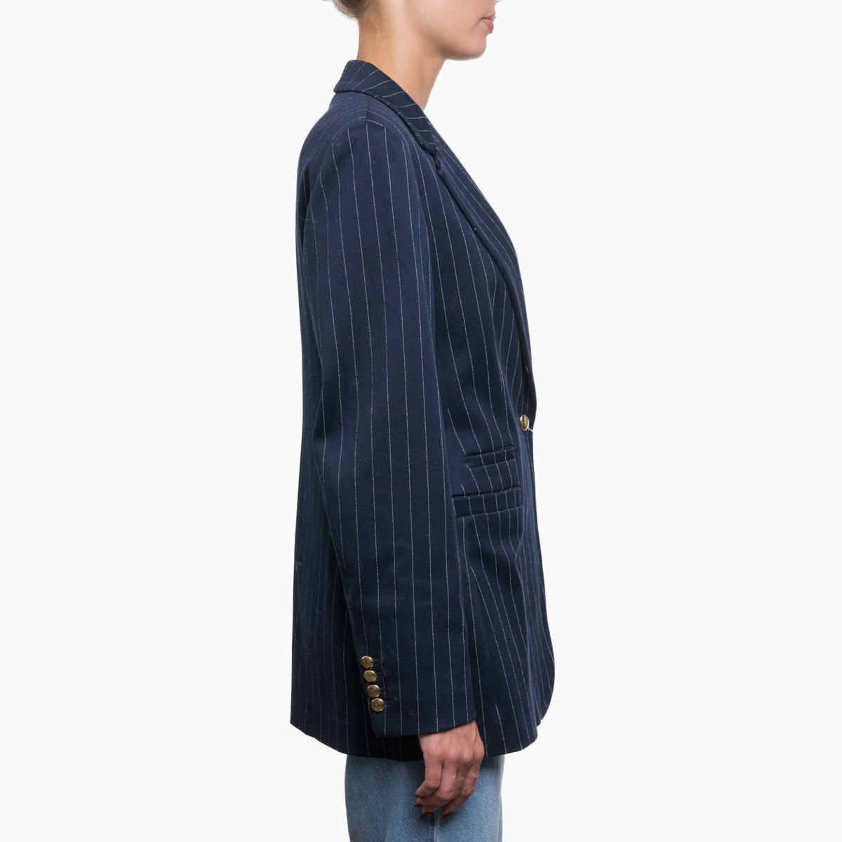 Maxmara Pinstripe Jacket Sz XL