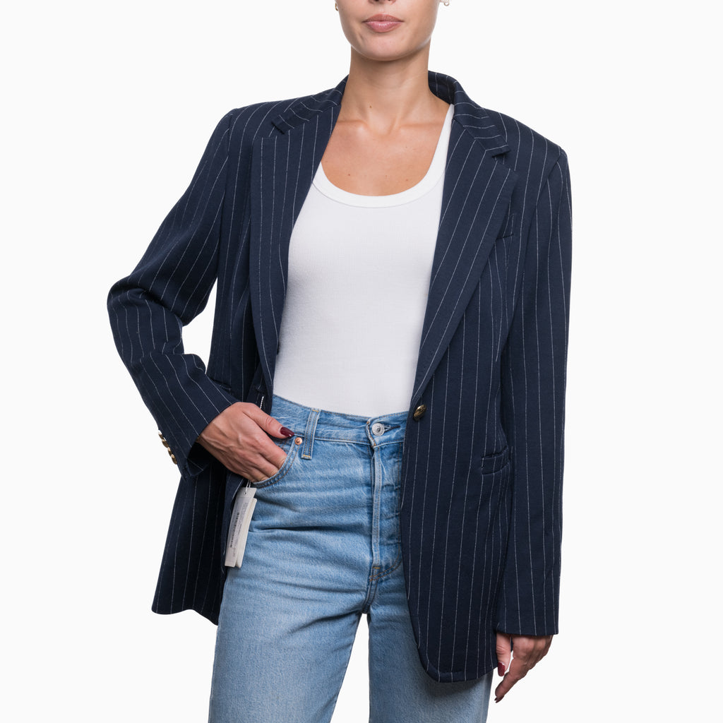 Maxmara Pinstripe Jacket Sz XL