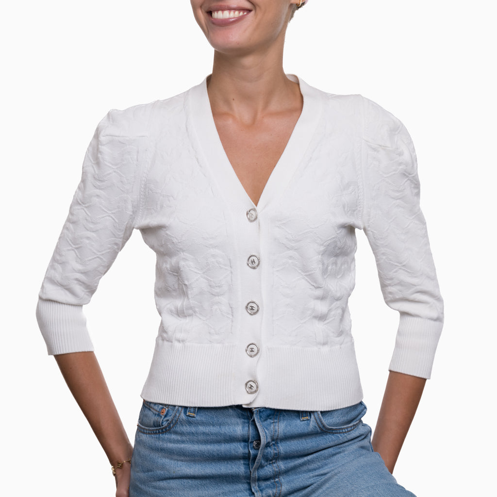 Chanel Knit Cardigan Sz 38