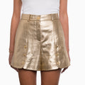 Chanel Leather Shorts Sz 38