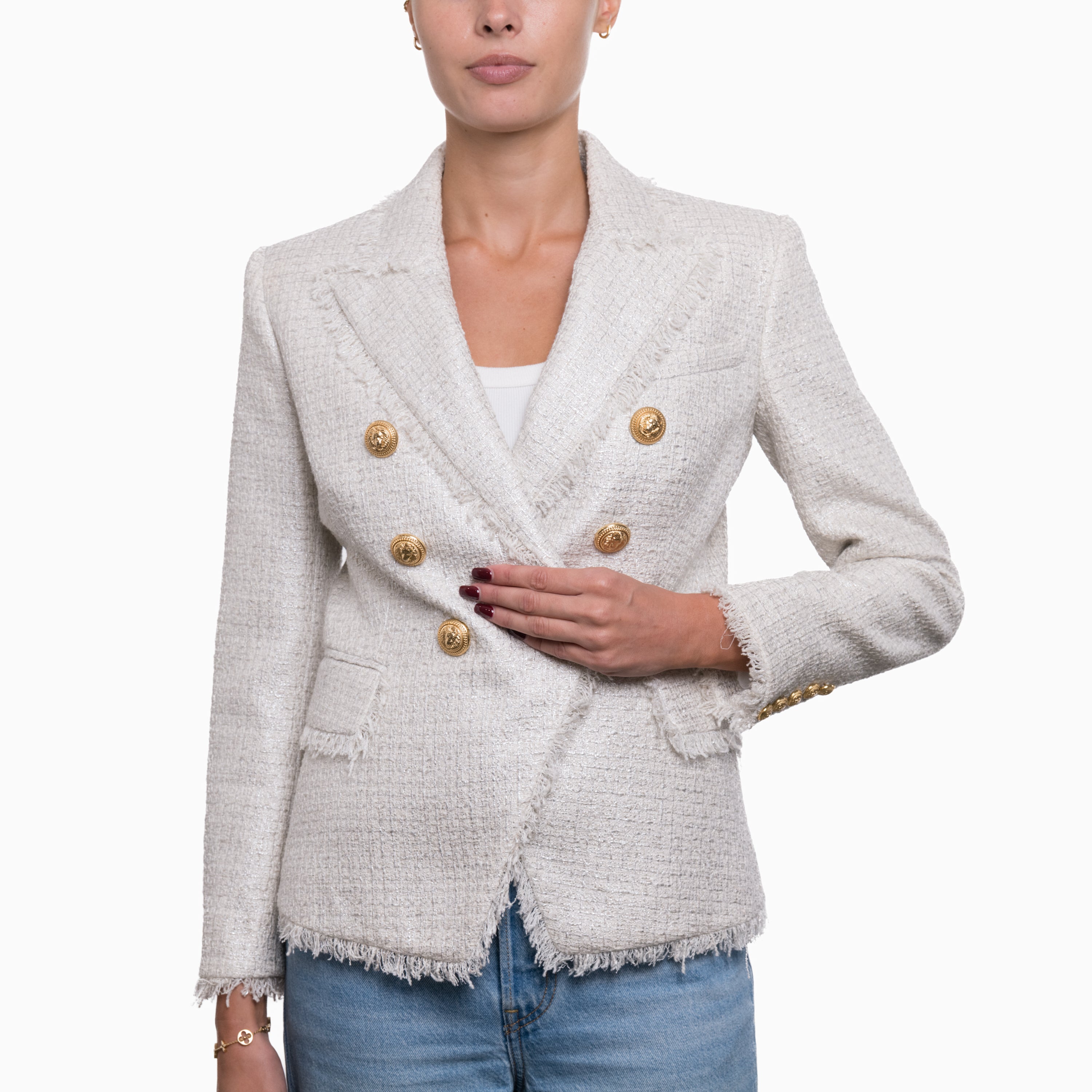 Balmain Tweed Jacket Sz 36