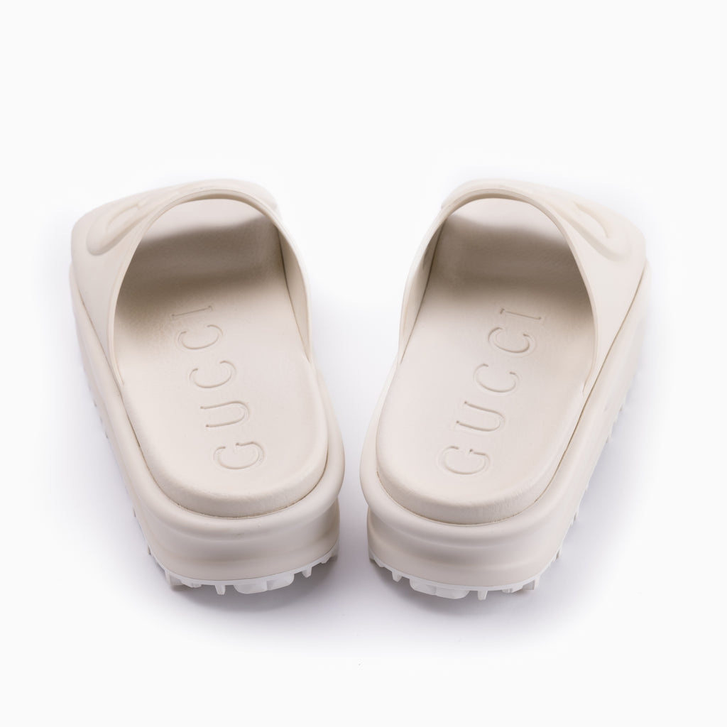Gucci Rubber Slides Sz 39