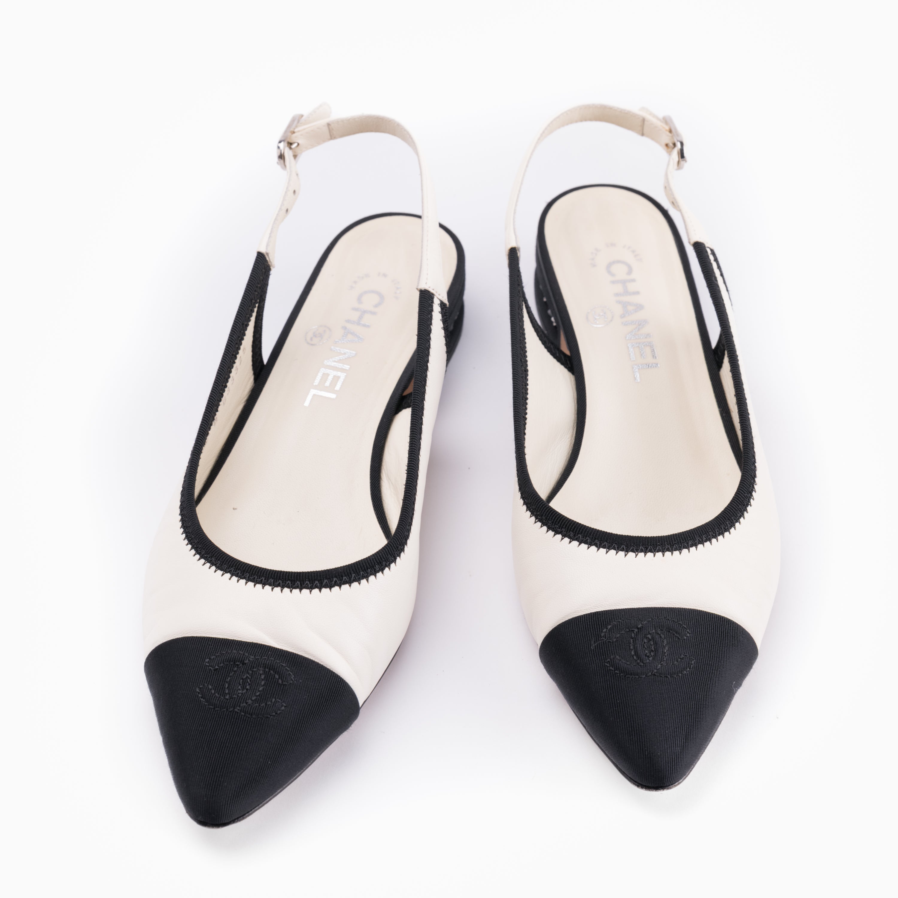 Chanel Slingbacks Sz 38