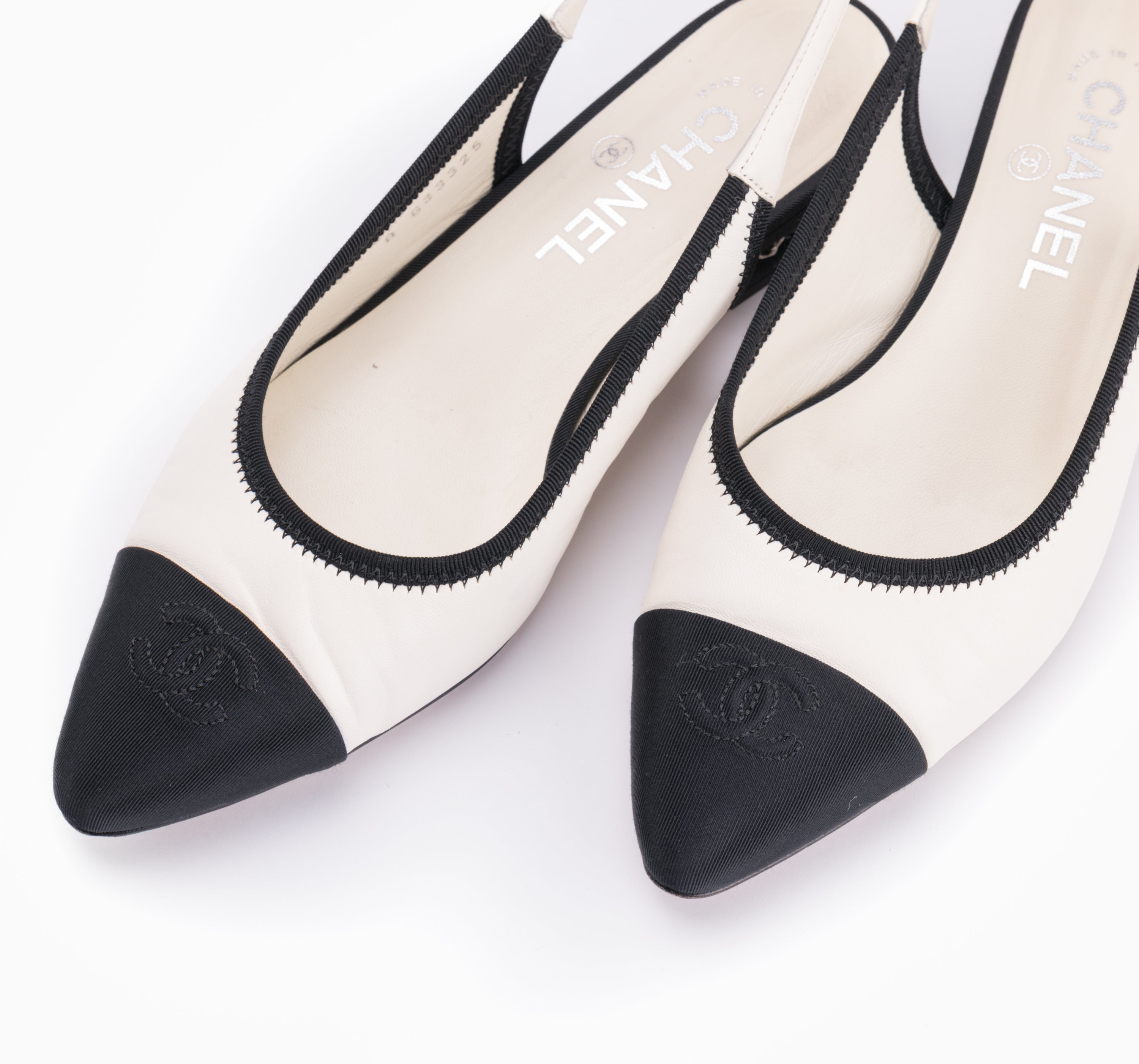 Chanel Slingbacks Sz 38