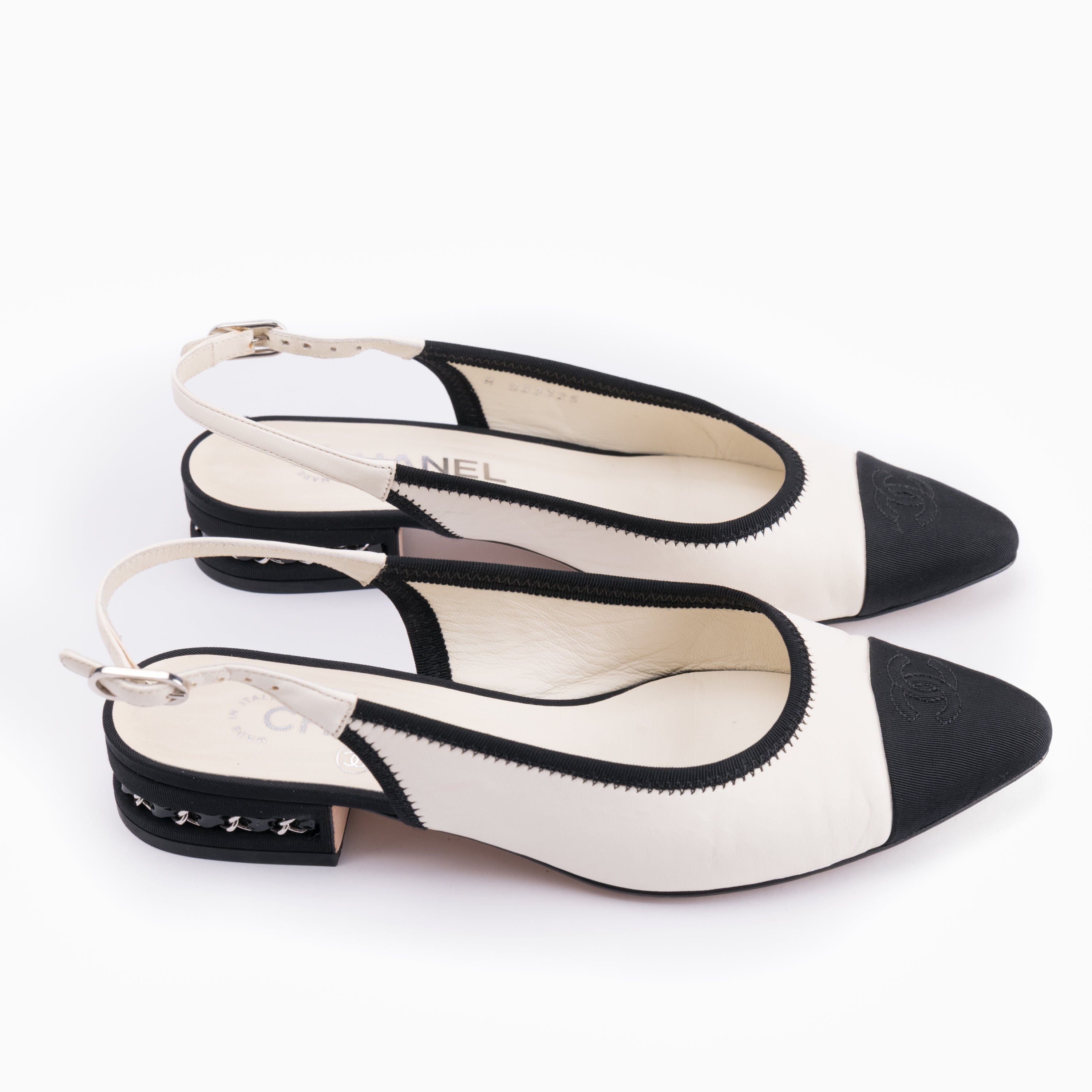 Chanel Slingbacks Sz 38