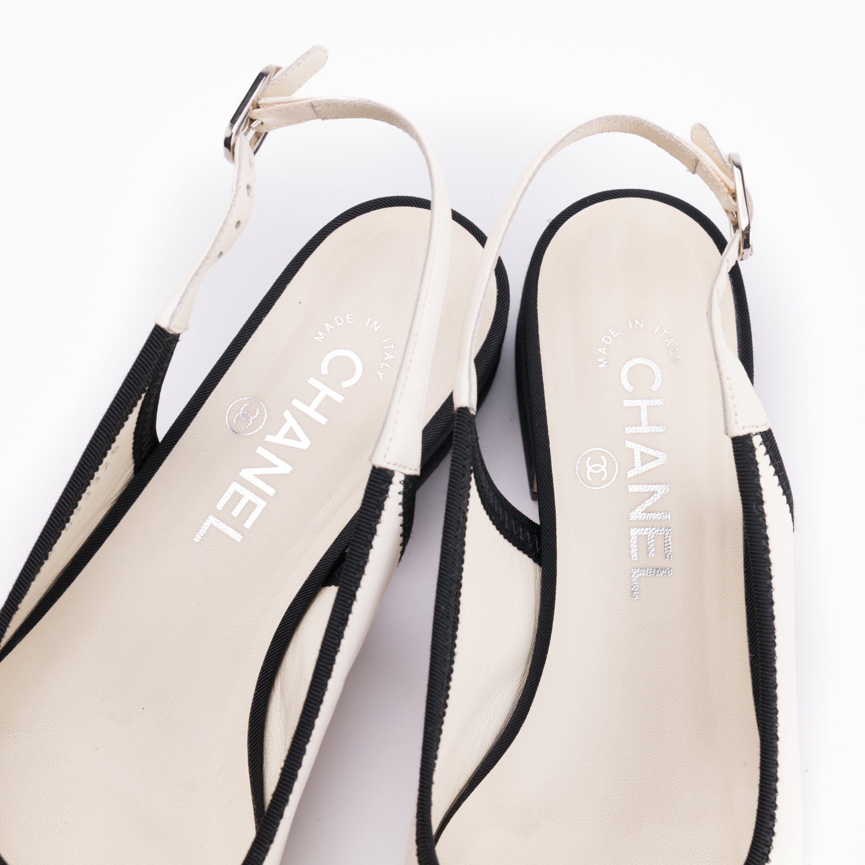 Chanel Slingbacks Sz 38