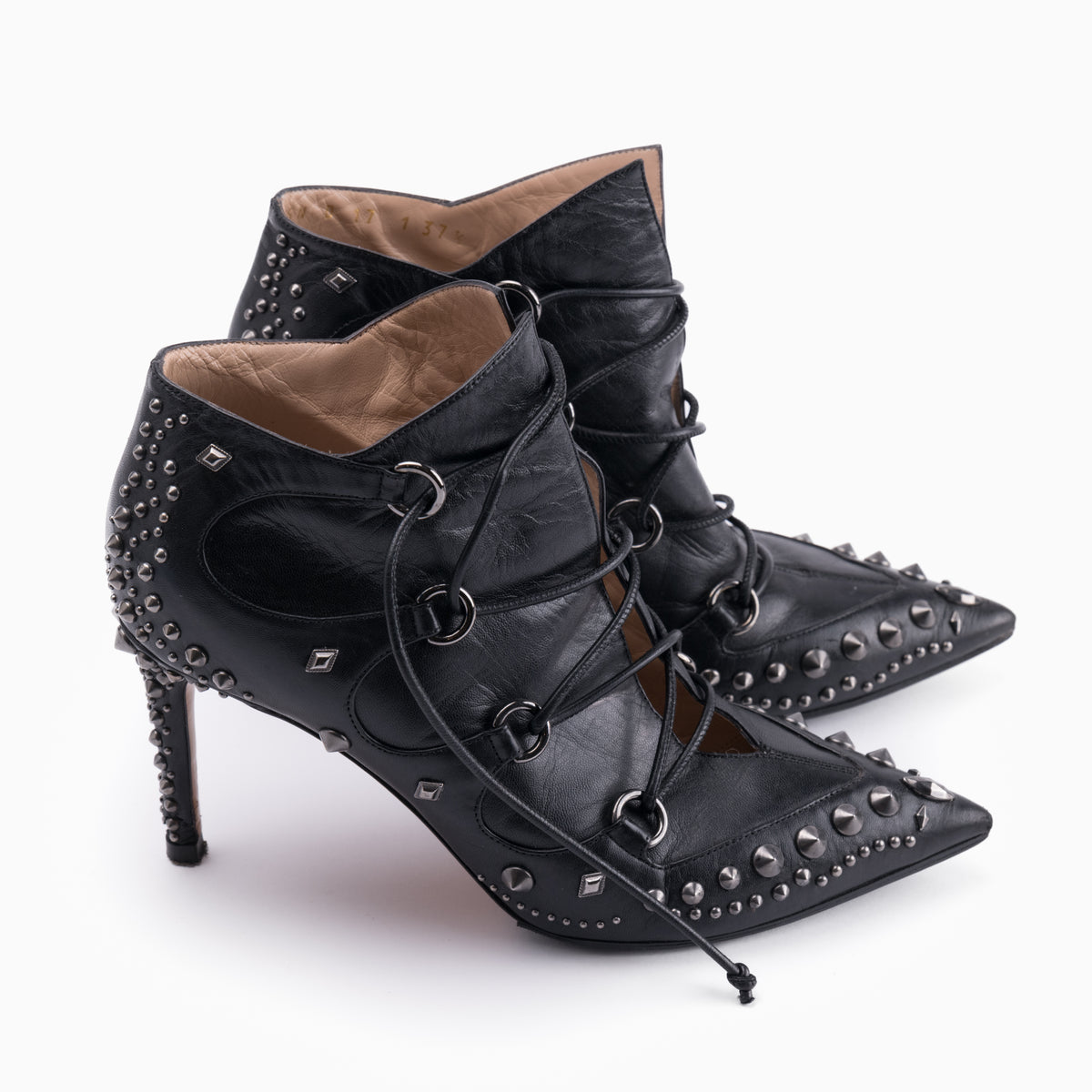Valentino Ankle Boots Sz 37.5