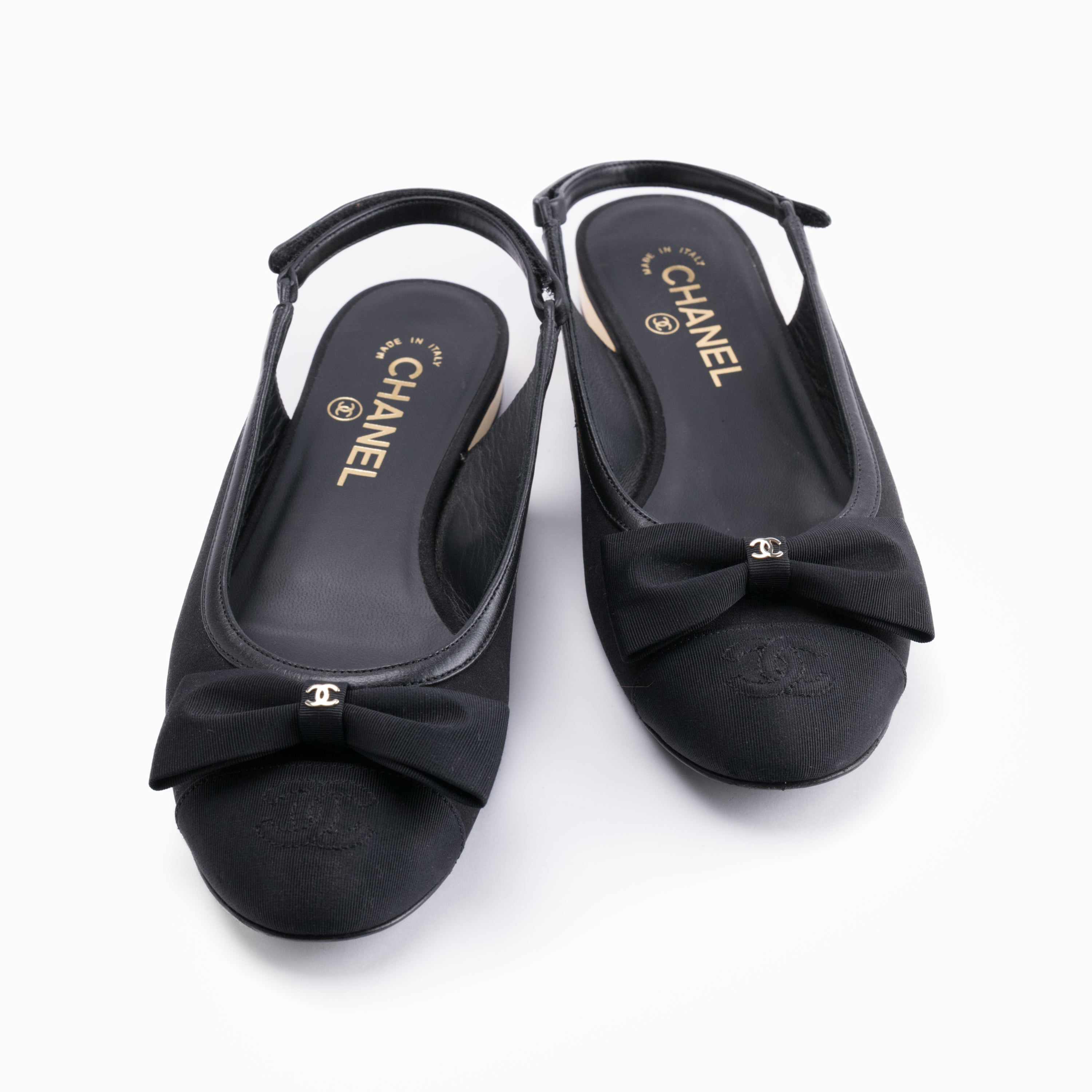 Chanel Slingbacks Sz 37.5