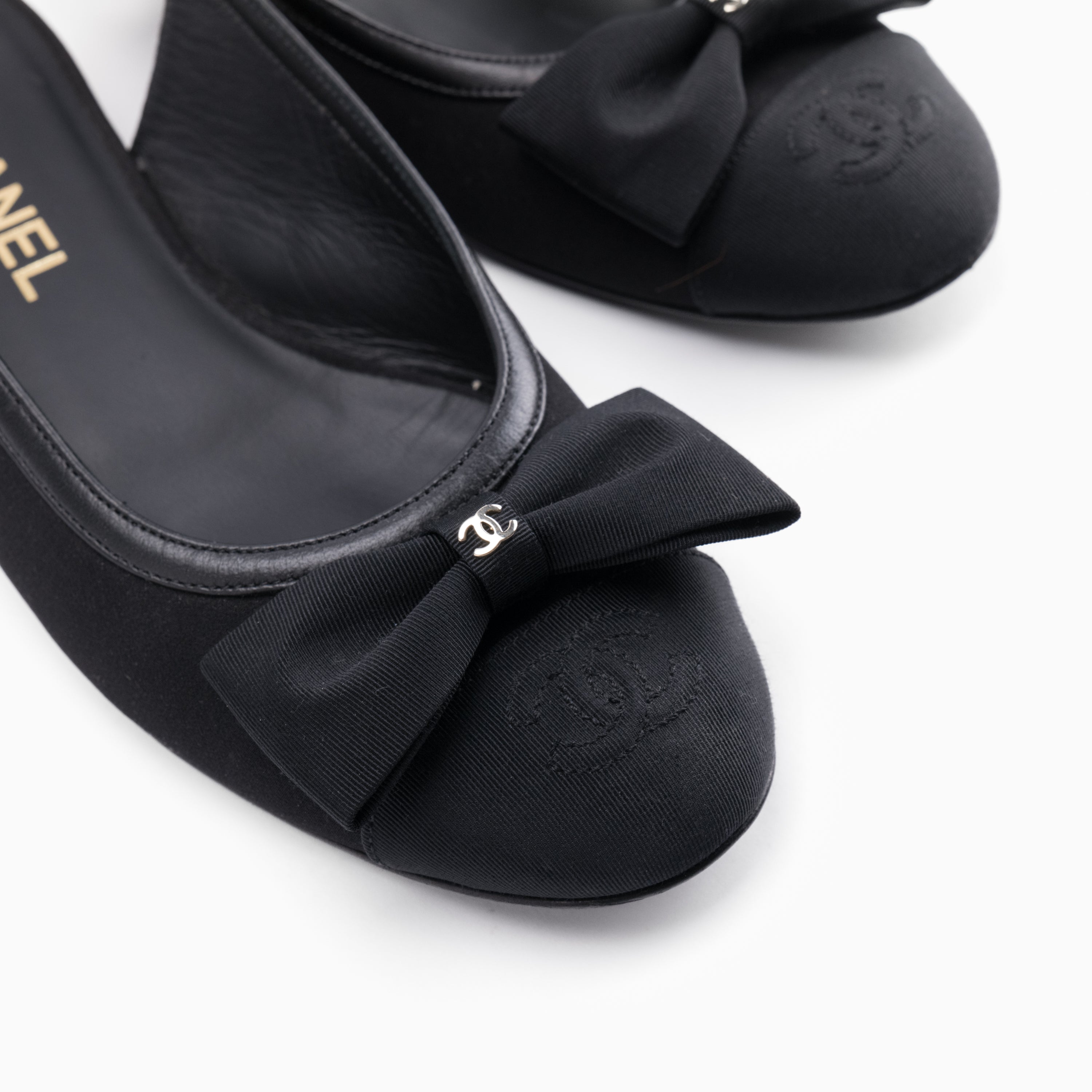 Chanel Slingbacks Sz 37.5