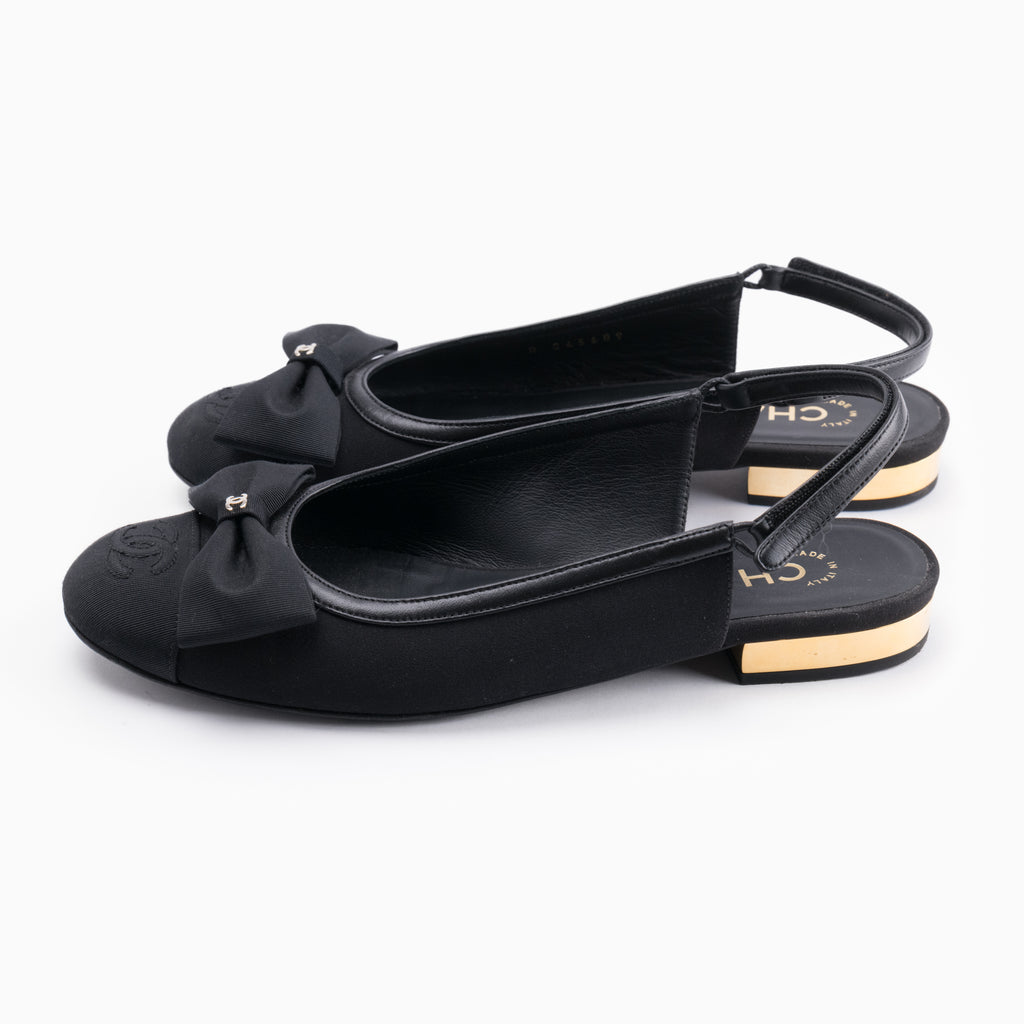 Chanel Slingbacks Sz 37.5
