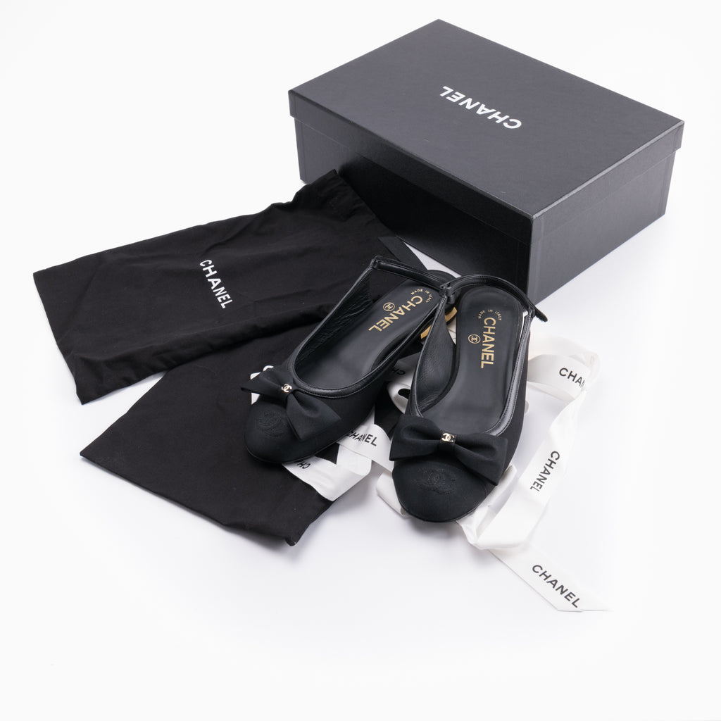 Chanel Slingbacks Sz 37.5