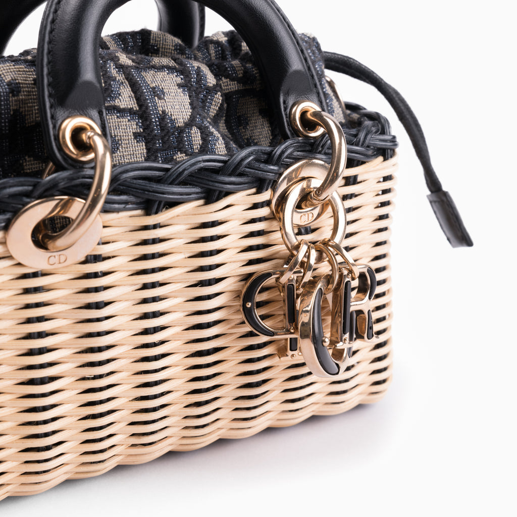 Dior Lady D-Joy Wicker Bag