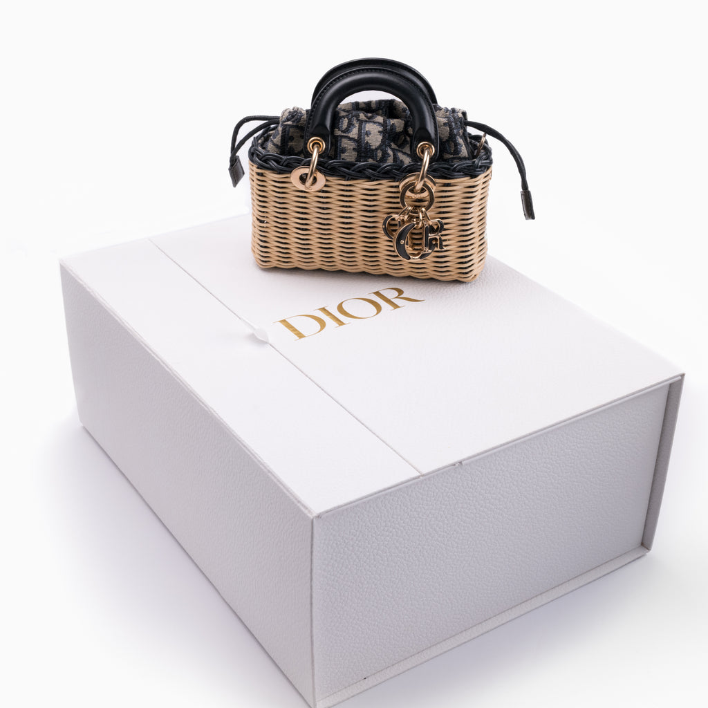 Dior Lady D-Joy Wicker Bag