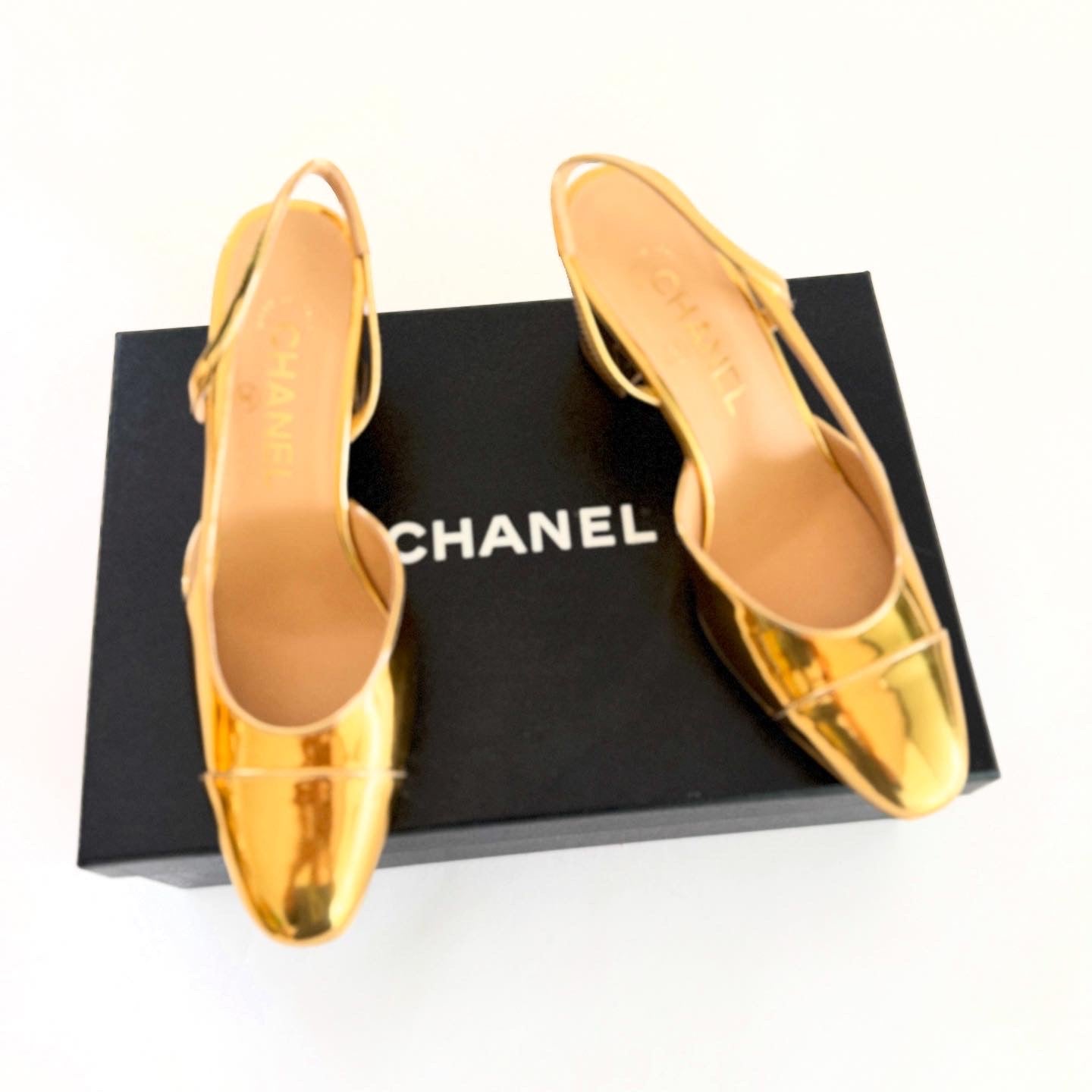 Chanel Slingbacks Sz 36.5