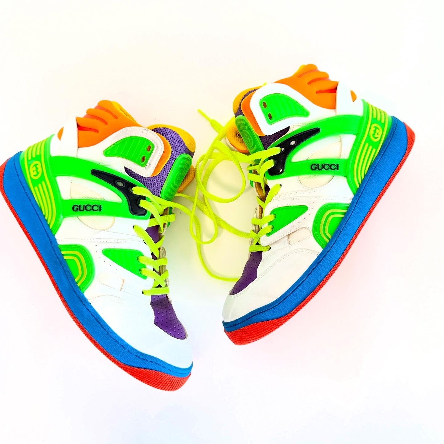Gucci Basket GG Hi Tops Sz 39