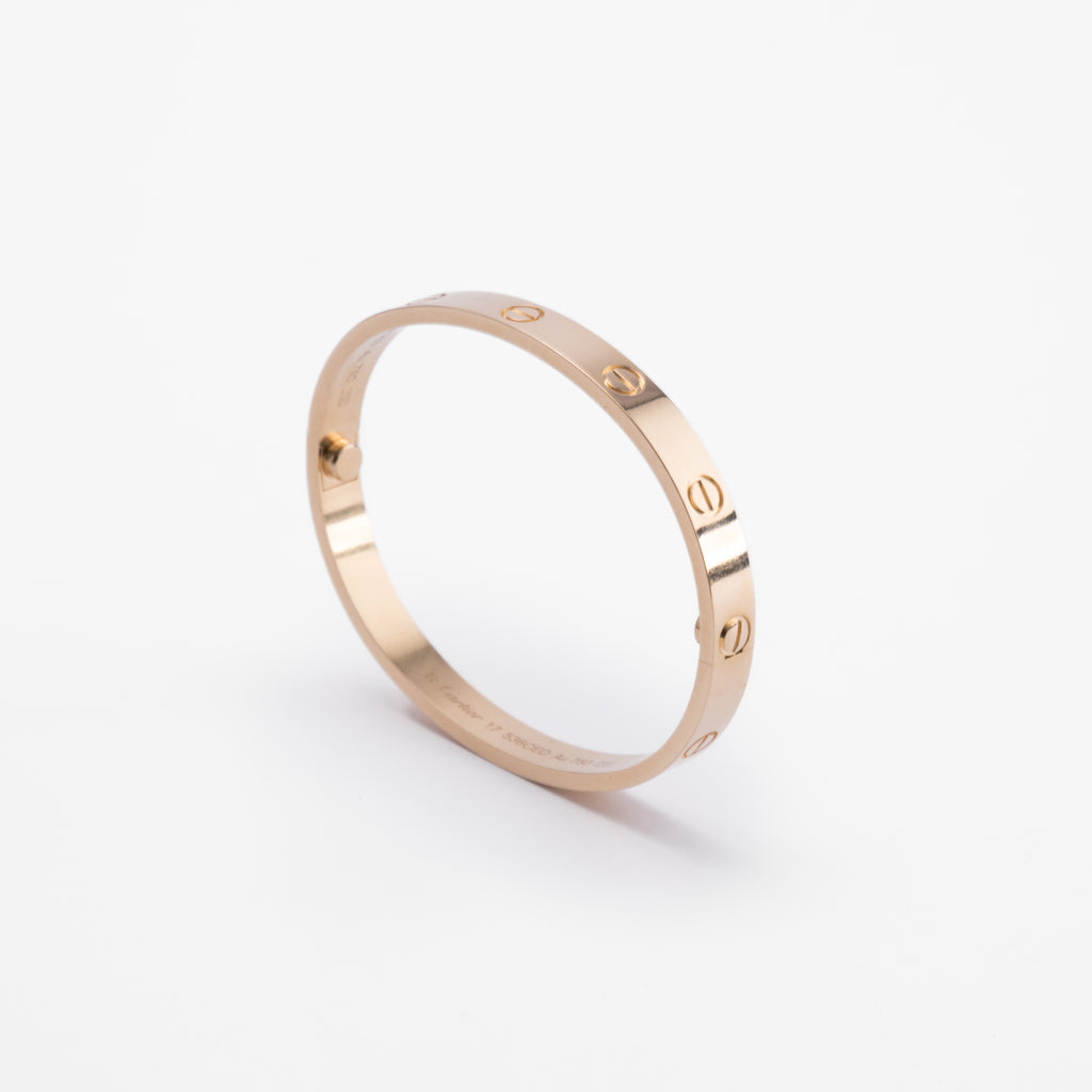 Cartier Love Bangle Sz 17