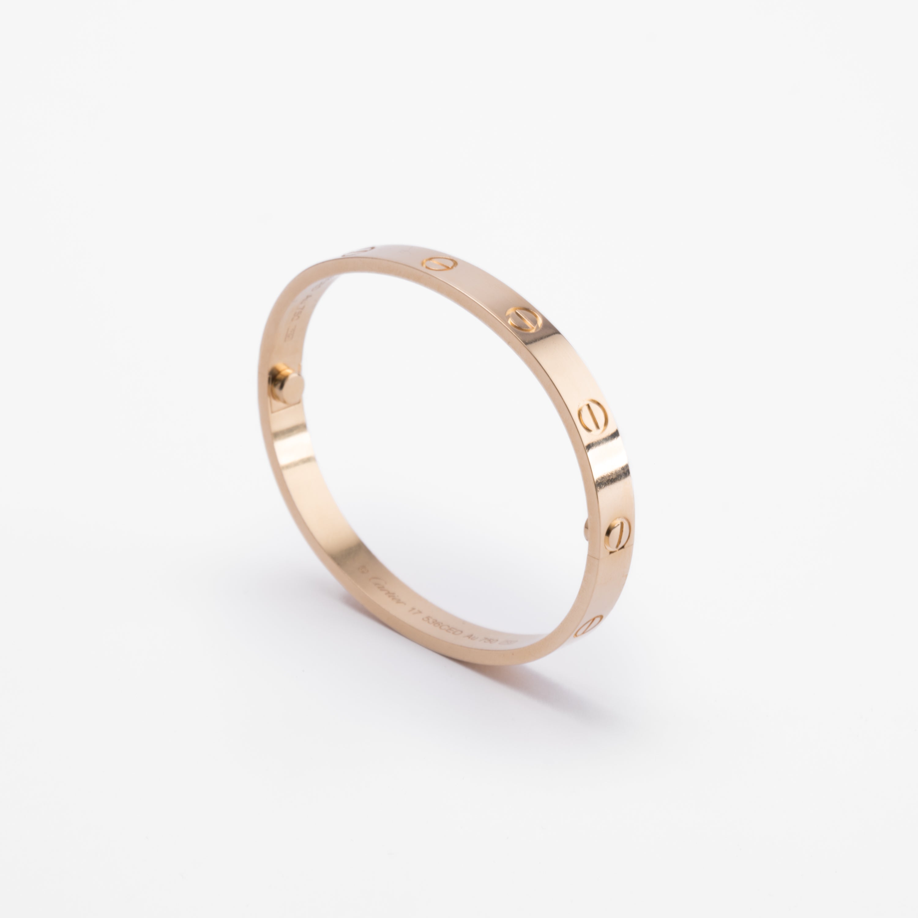 Cartier Love Bangle Sz 17