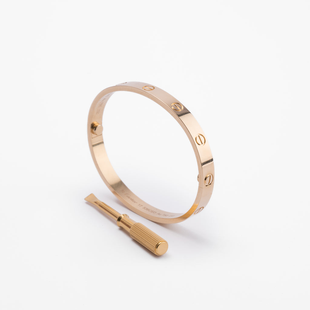Cartier Love Bangle Sz 17