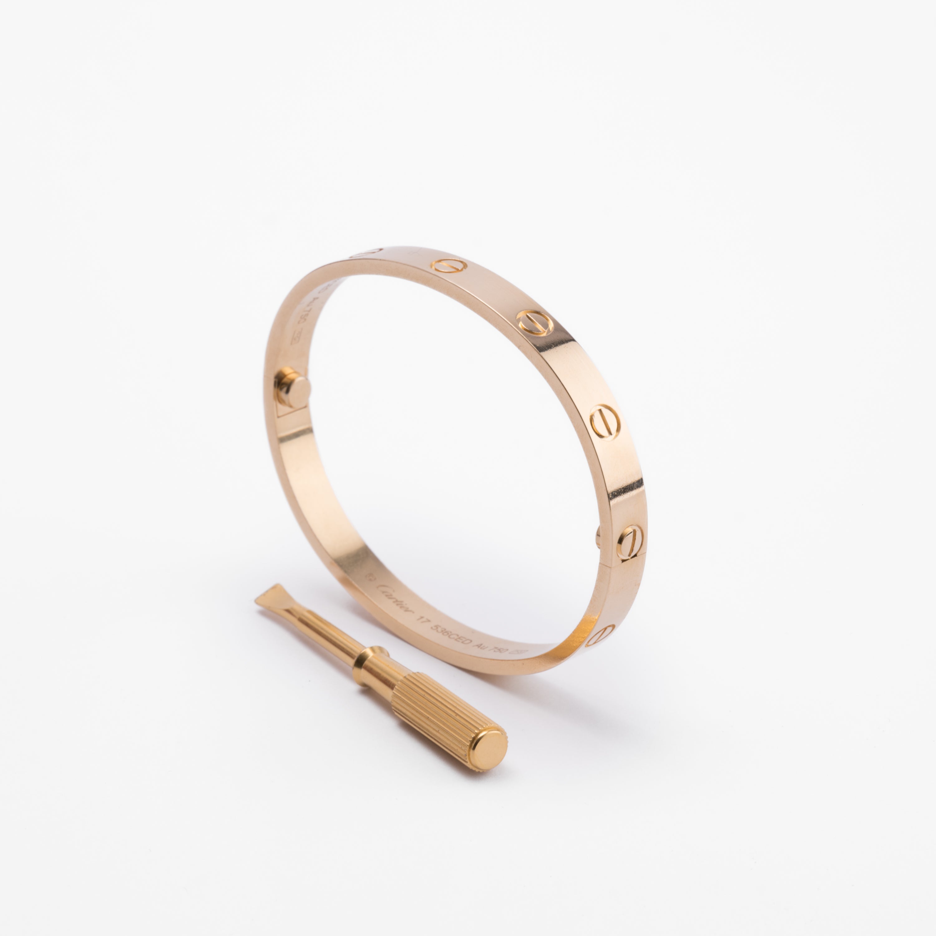 Cartier Love Bangle Sz 17