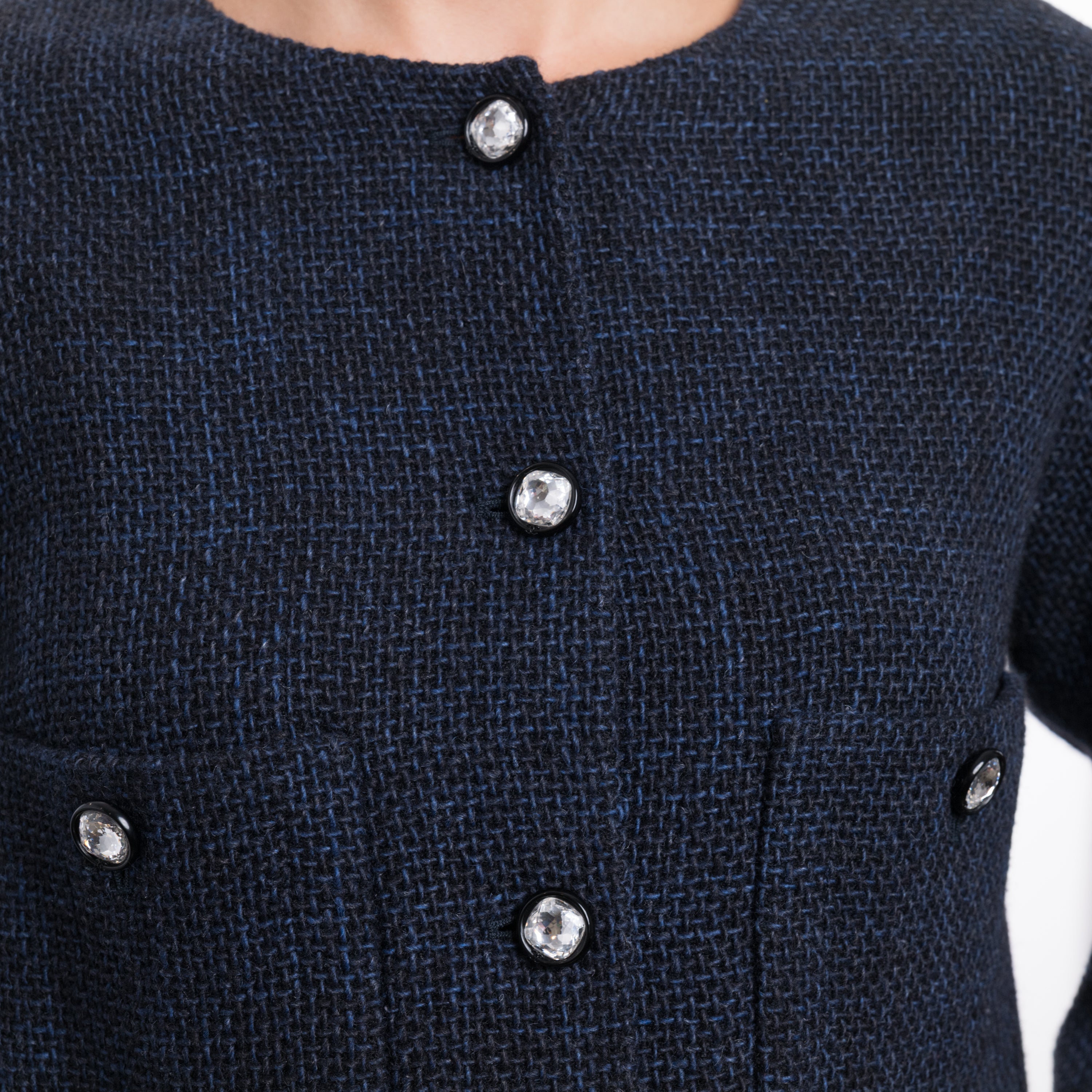 Chanel Navy Jacket Sz 36