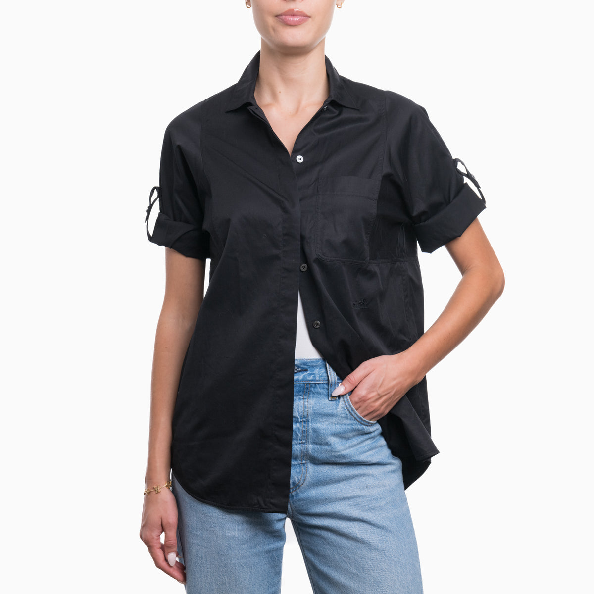 Hermes Cotton Shirt Sz 34