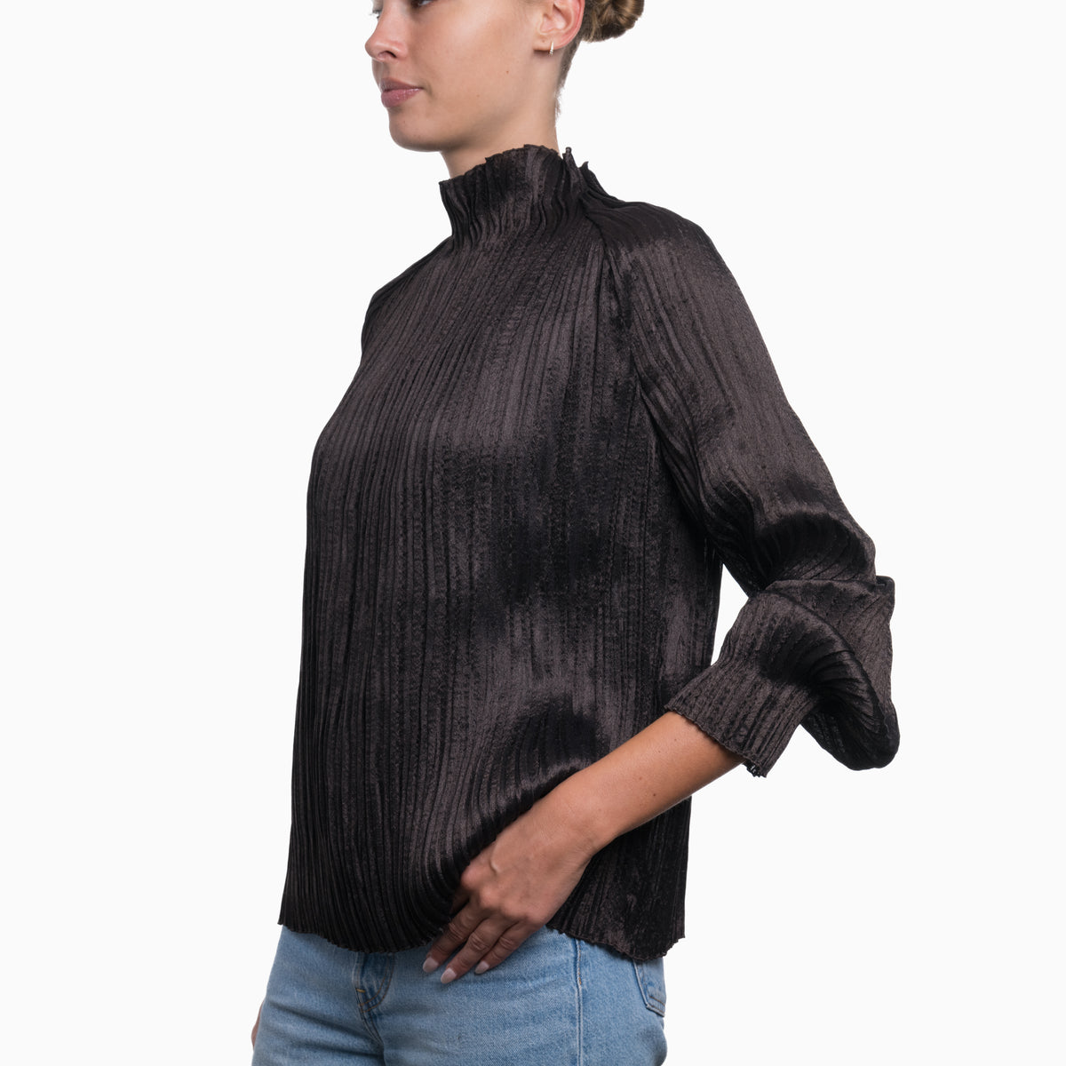 Hermes Silk Top Sz 36