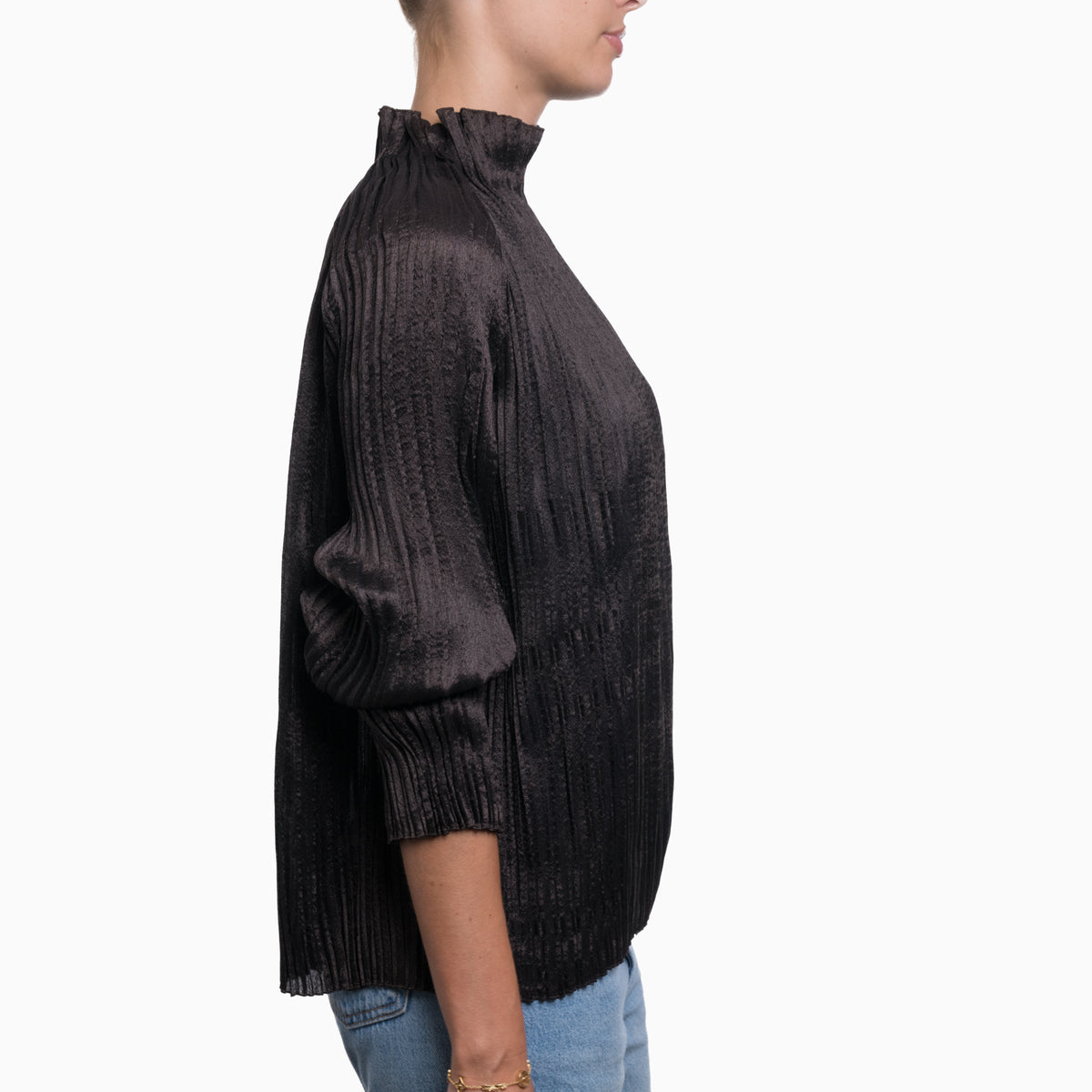 Hermes Silk Top Sz 36