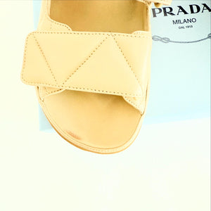 Prada Padded Sandals Sz 38