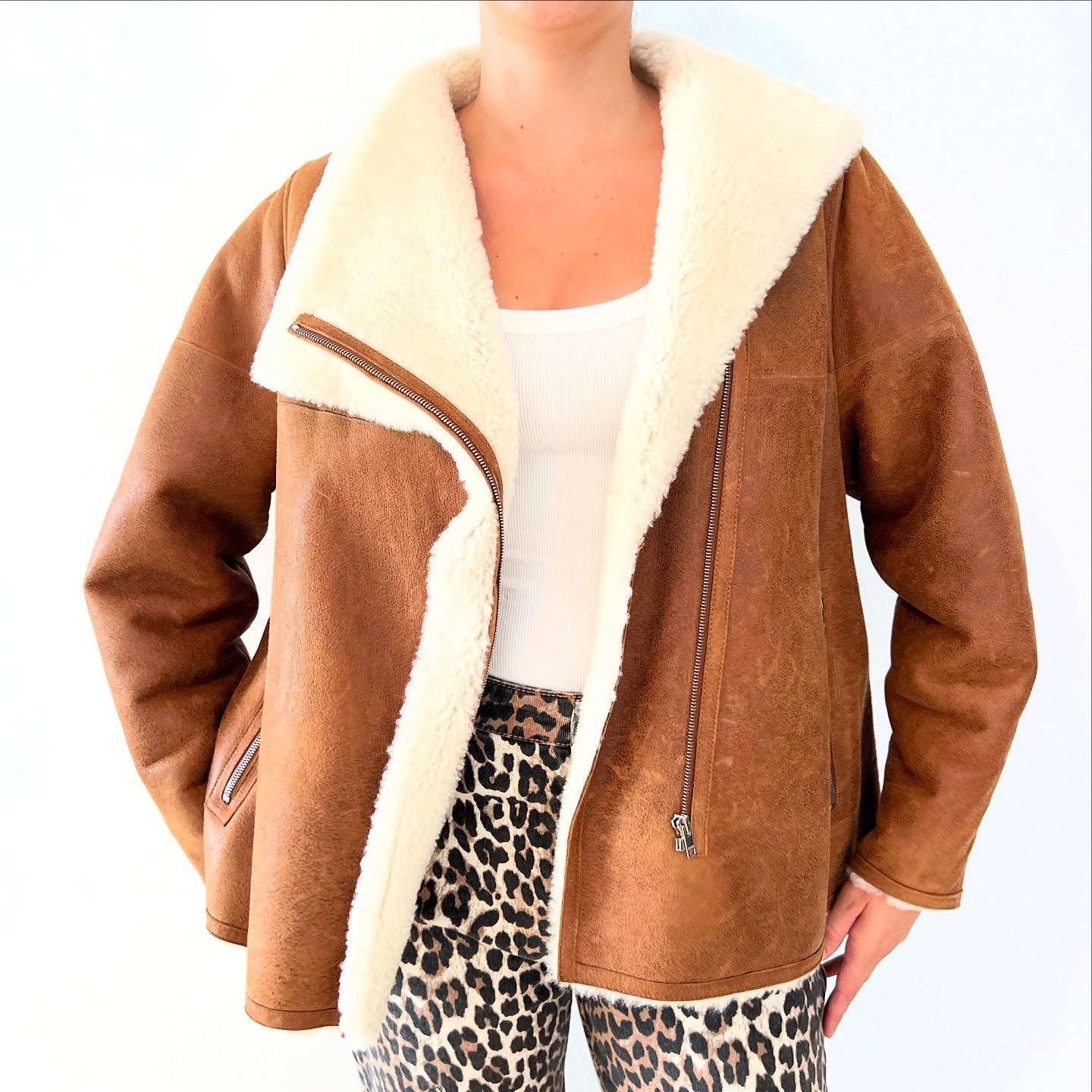 Isabel Marant Shearling Jacket Sz 36