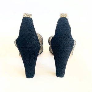 Chanel Two Tone Heels Sz 40