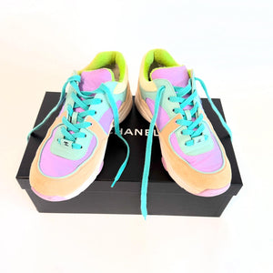 Chanel Logo Sneakers Sz 39