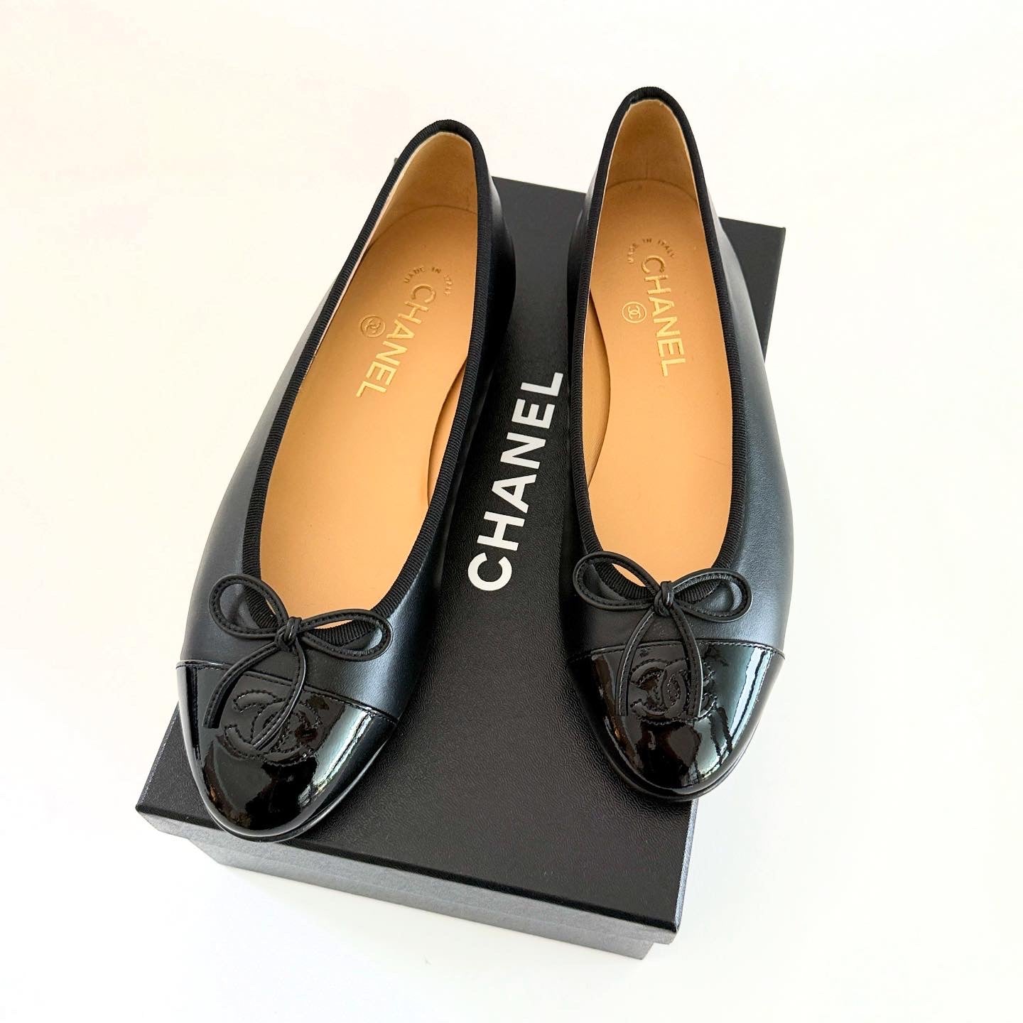 Chanel Ballet Flats Sz 38.5