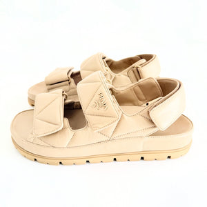 Prada Padded Sandals Sz 38