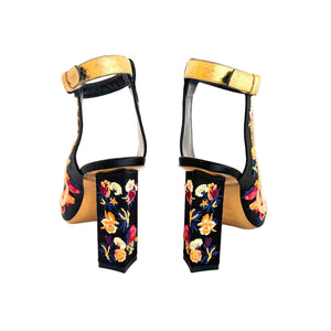 Louis Vuitton Floral Heels Sz 39