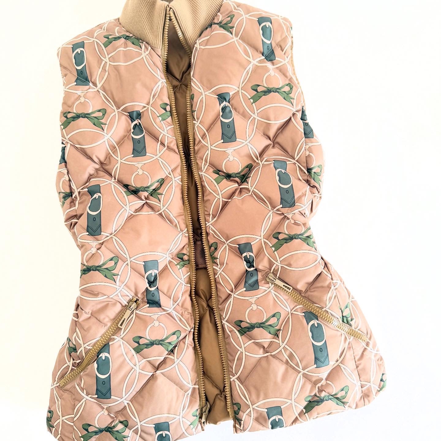Hermès Reversible Vest Sz 34