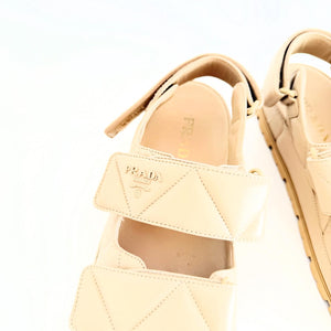 Prada Padded Sandals Sz 38