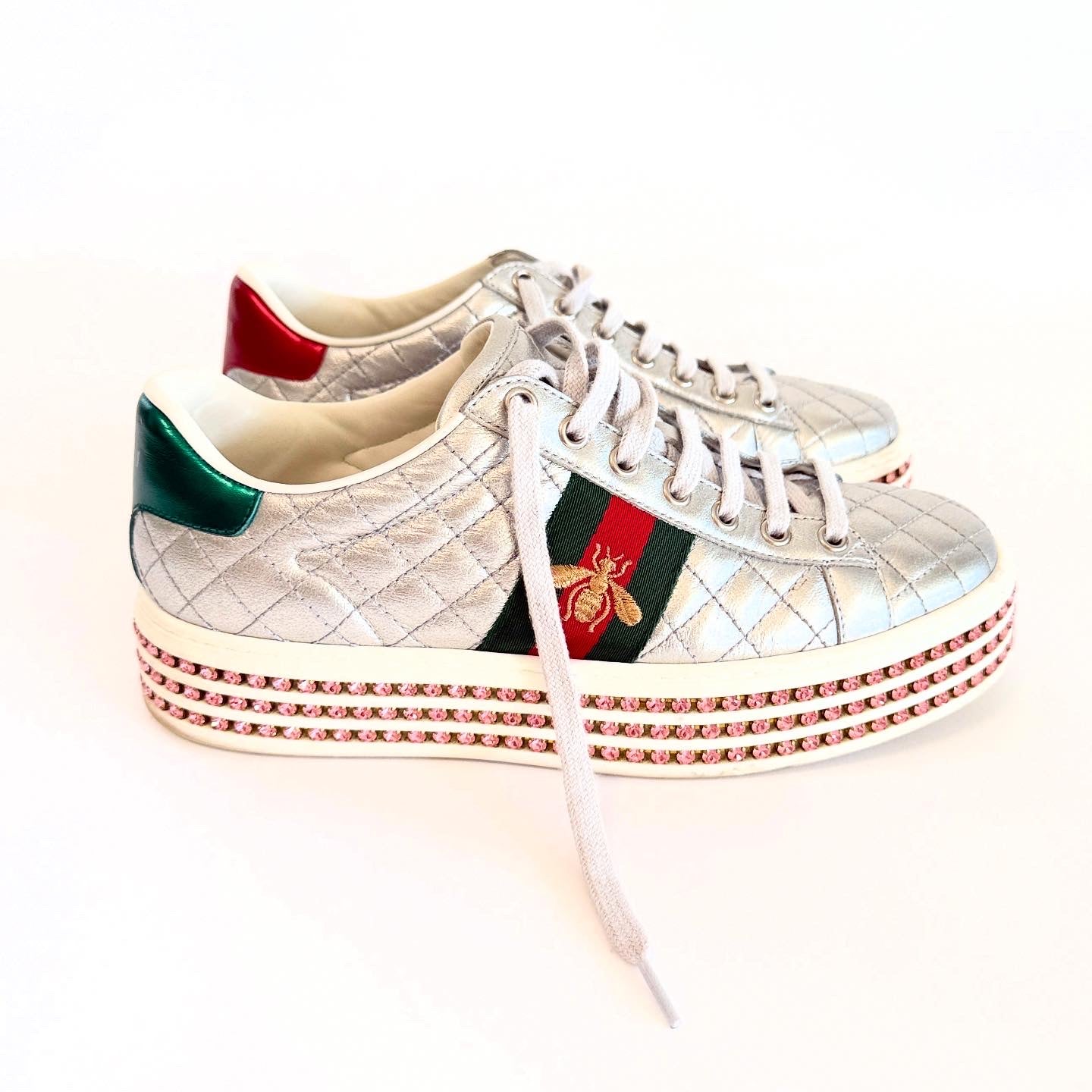 Gucci Platform Sneakers Sz 38
