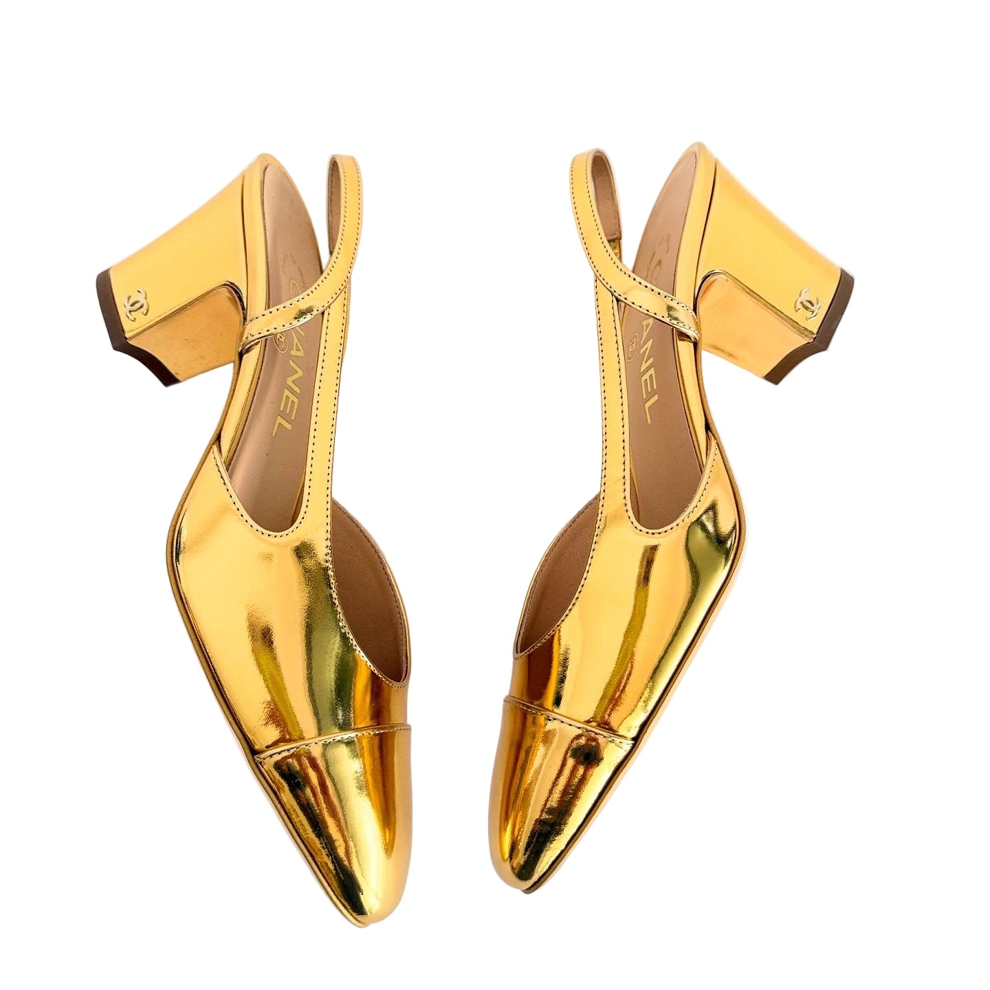 Chanel Slingbacks Sz 36.5