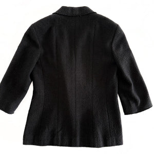 Chanel Black Jacket Sz 38