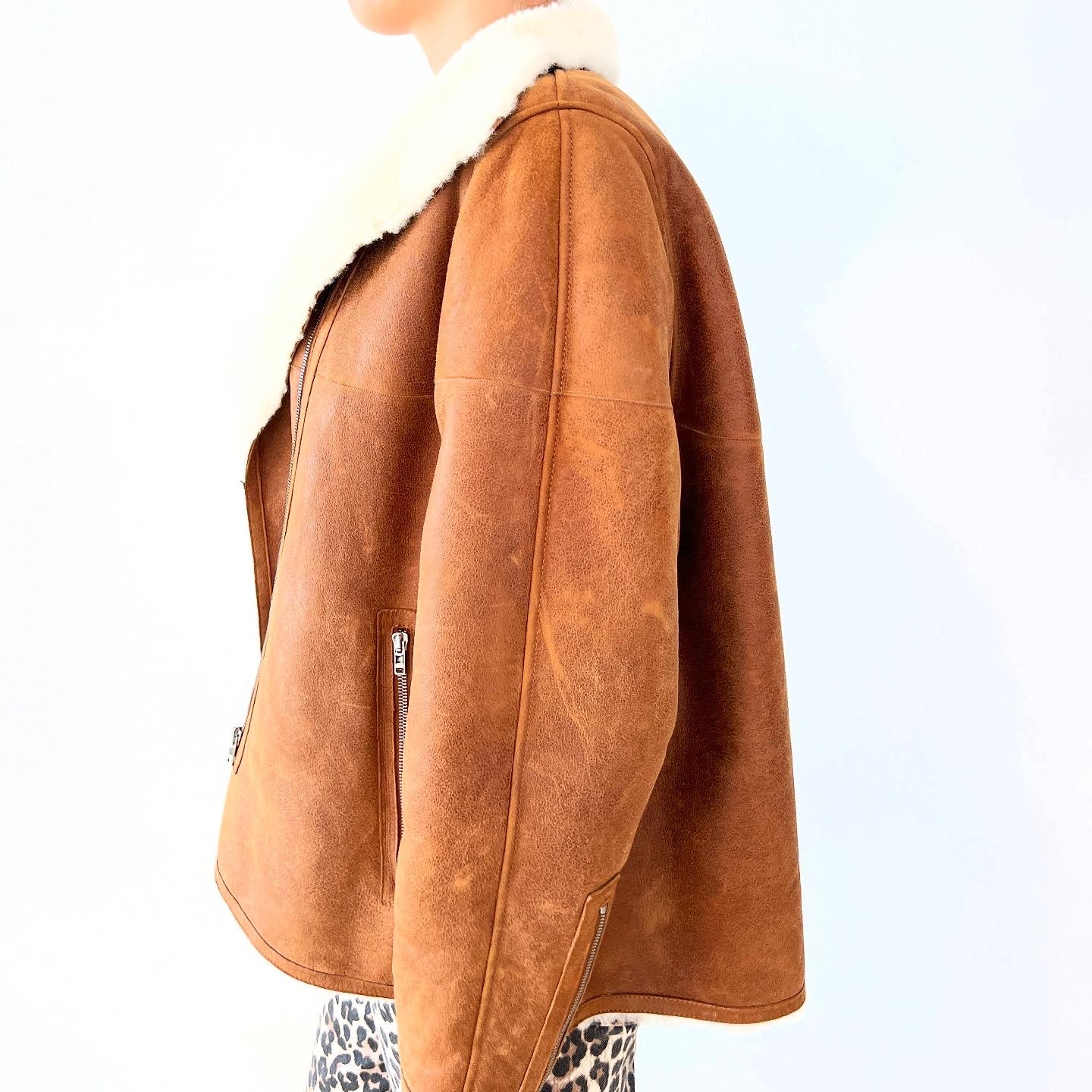 Isabel Marant Shearling Jacket Sz 36