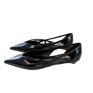 Prada Leather Flats Sz 38.5