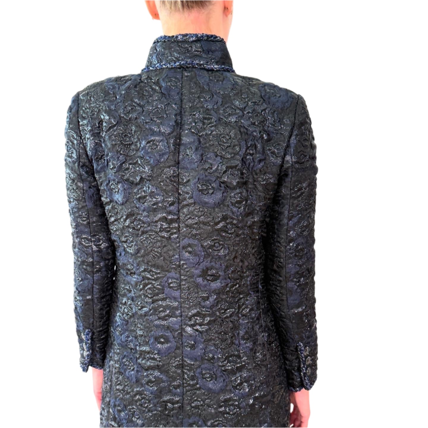 Chanel Jacquard Jacket Sz 40