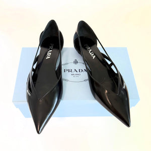 Prada Leather Flats Sz 38.5