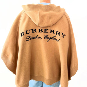 Burberry Knit Cape OS