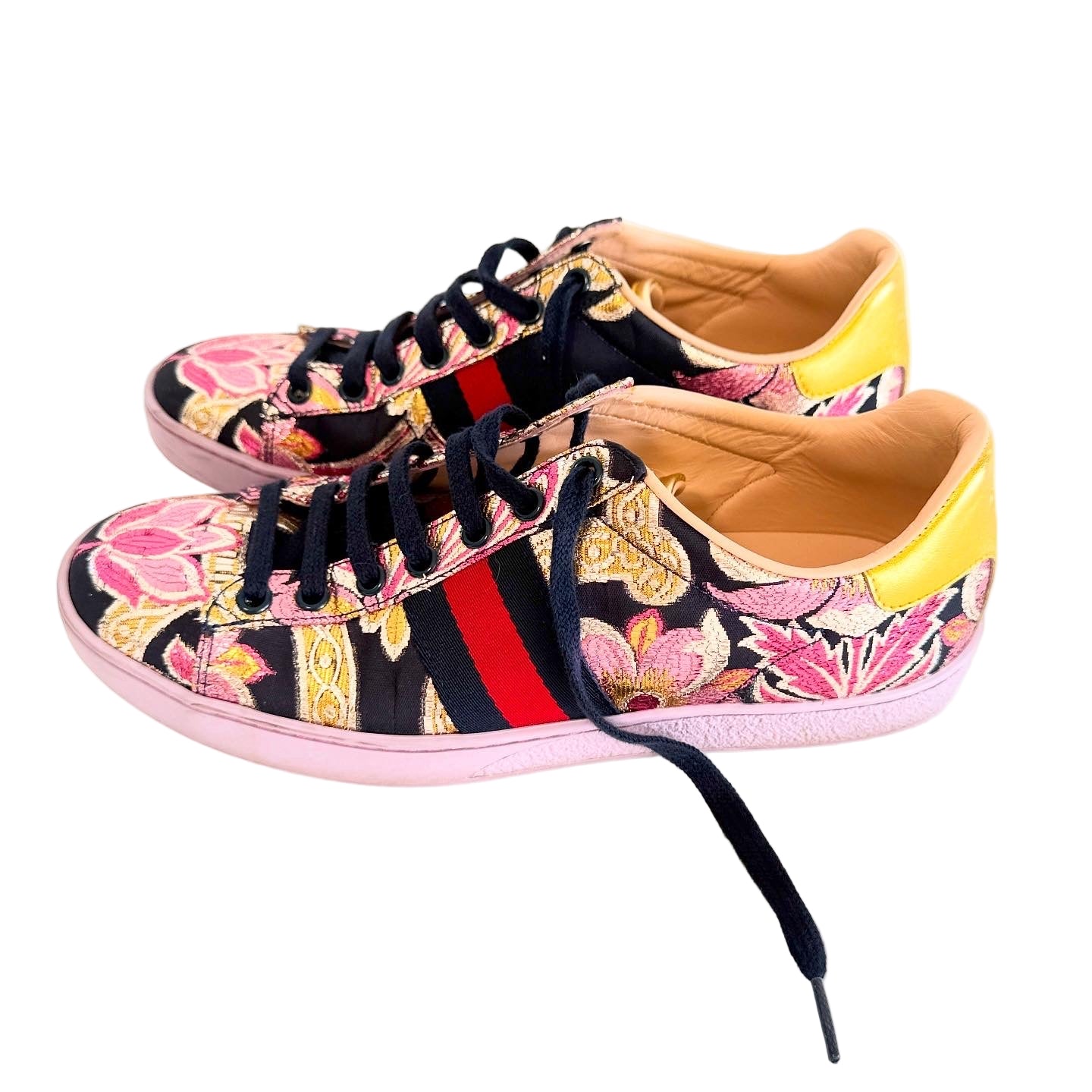 Gucci Brocade Sneakers Sz 38.5