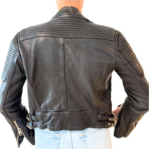 Burberry Leather Jacket Sz 42